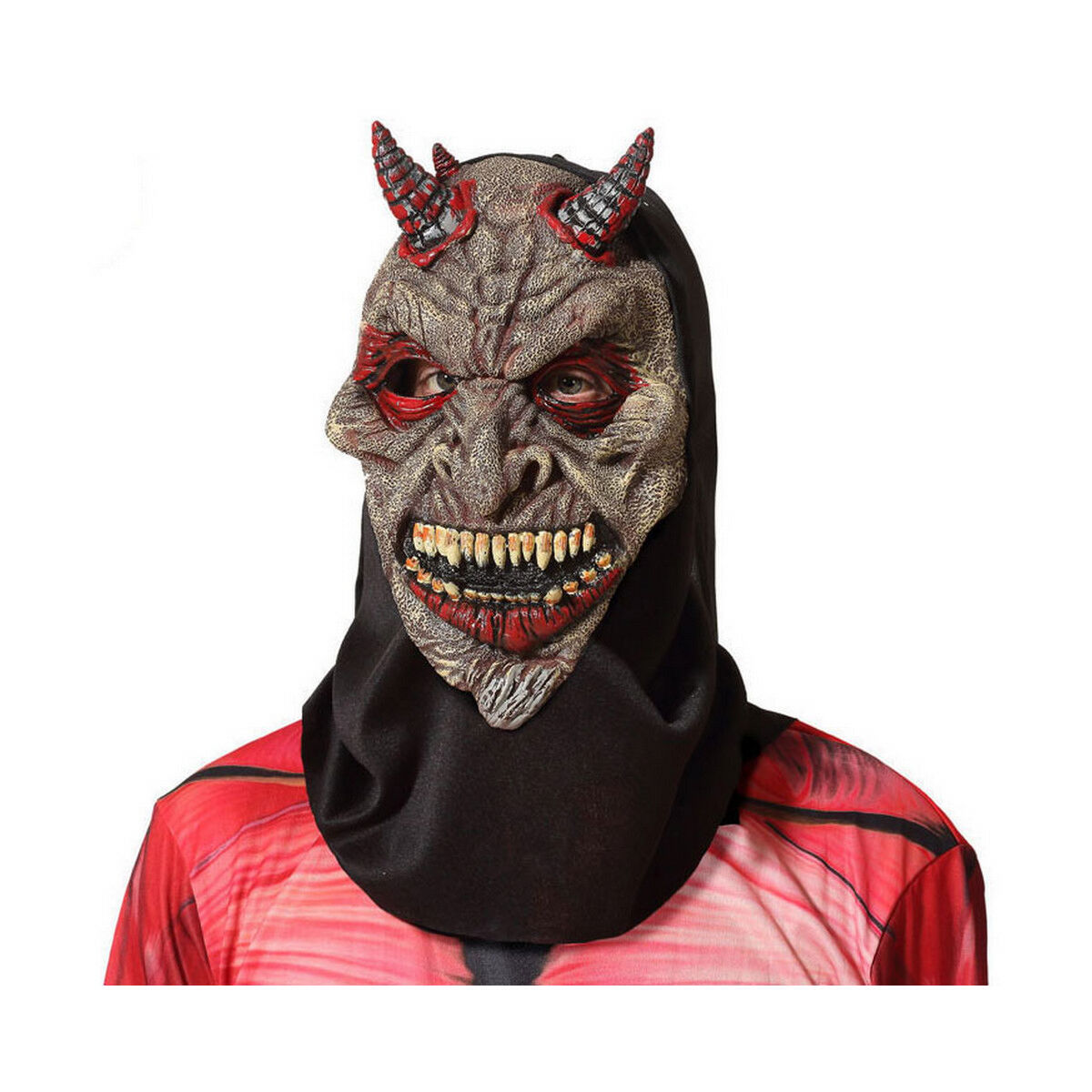 Maska Gaštanová Halloween Diabol